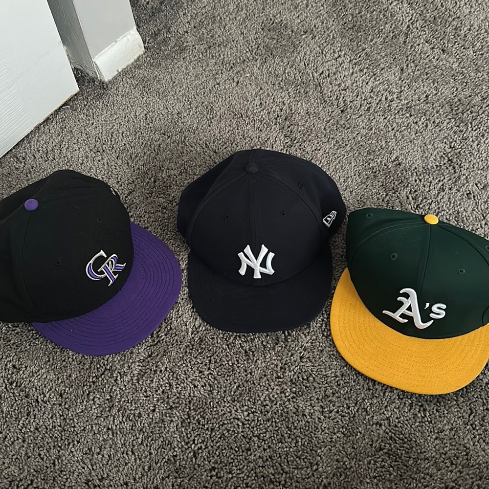 New era hats- all 3
